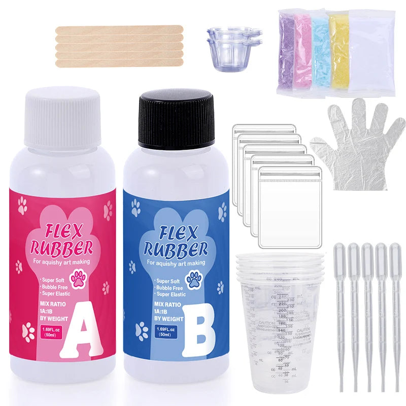 DIY Squishy Making Kit with Silicone Molds