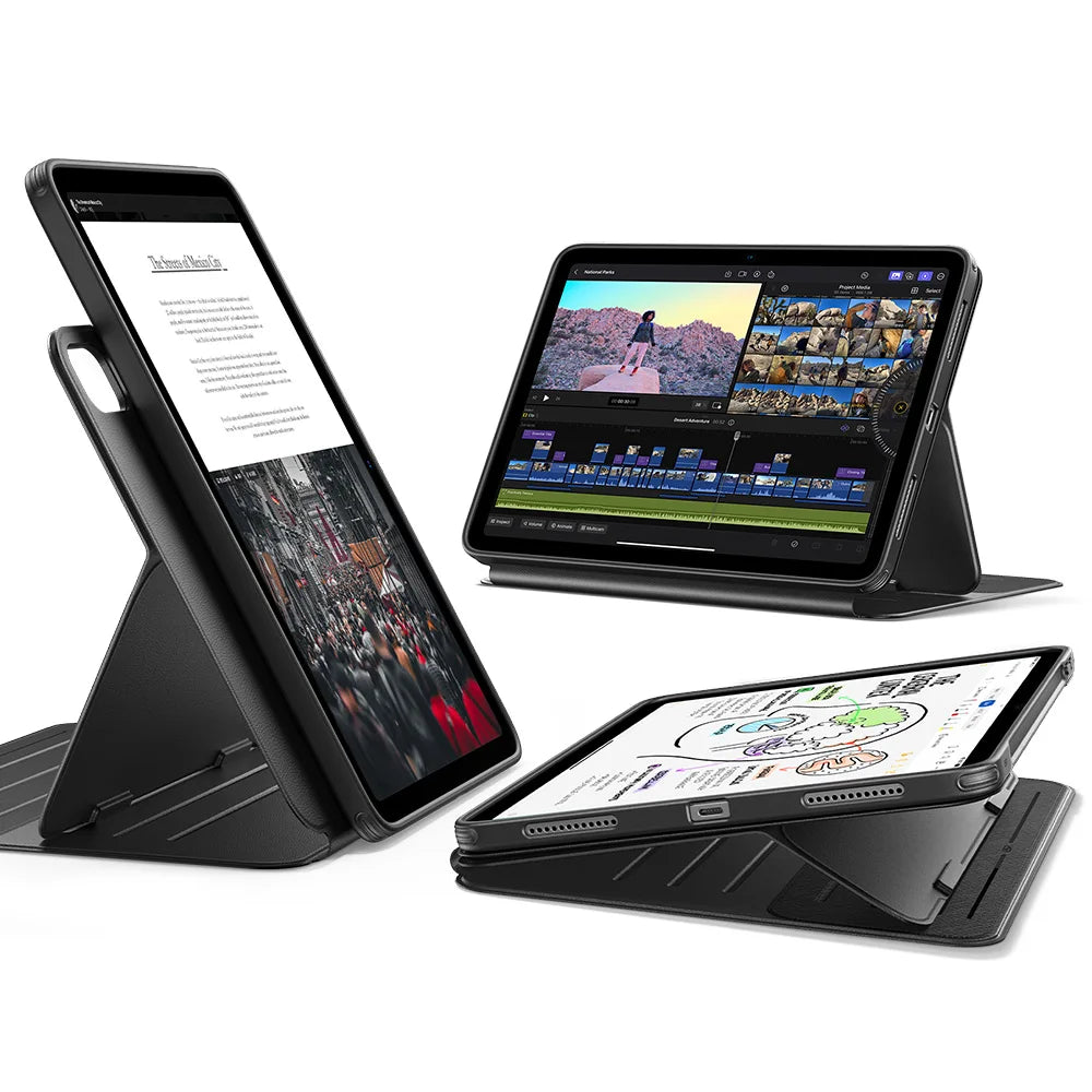 Magnetic Folio Case for iPad Air 11 Inch with Auto Wake/Sleep