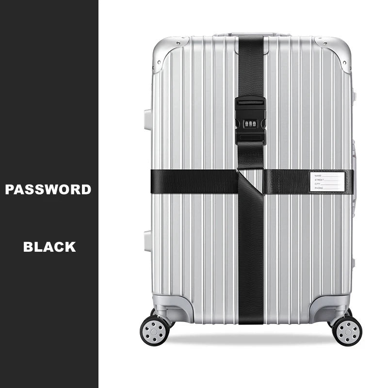Anti-Theft Luggage Cross Strap with Adjustable Buckle
