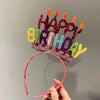 Novelty Birthday Cake Hat with Candle Accent