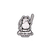 Cute Frog Enamel Pin with Sarcastic Quote