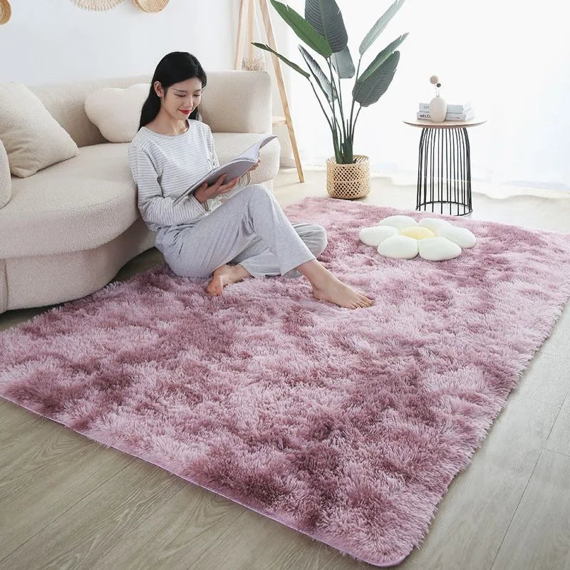 Plush Shaggy Area Rug for Living Room & Bedroom
