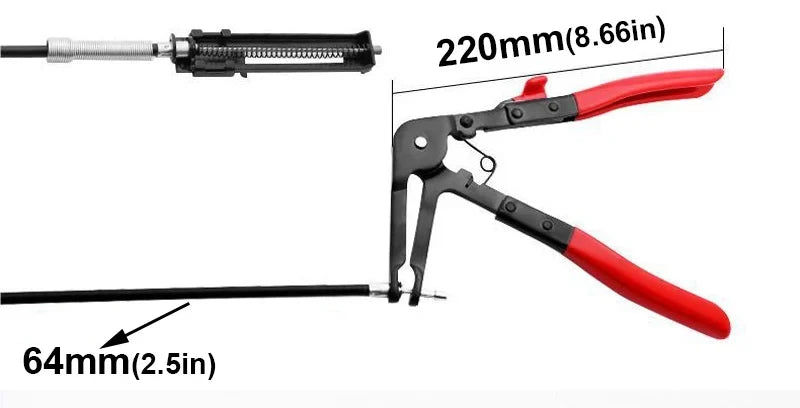 Flexible Long Reach Hose Clamp Pliers Set