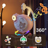 360° Rotating Baby Crib Mobile with Night Light and Music