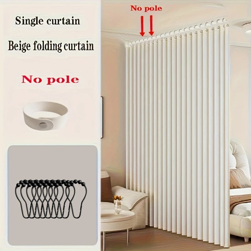 Foldable Room Divider Curtain – Heavy Duty Privacy Partition