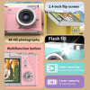 4K Digital Camera with 2.4-Inch Flip Screen and 48MP Sensor