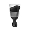 A black ultra-soft curved detailing brush is shown inside a clear plastic container.