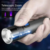 Rechargeable UV Blacklight Flashlight with Zoom