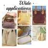 PU Leather Crochet Bag Base with Metal Feet