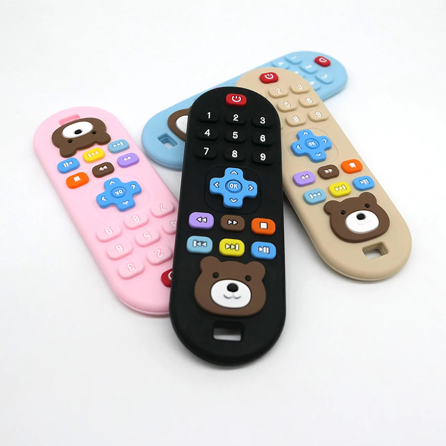 Silicone Teething Remote Control Toy for Babies