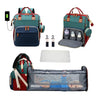 3-in-1 Diaper Bag Backpack with Foldable Changing Mat