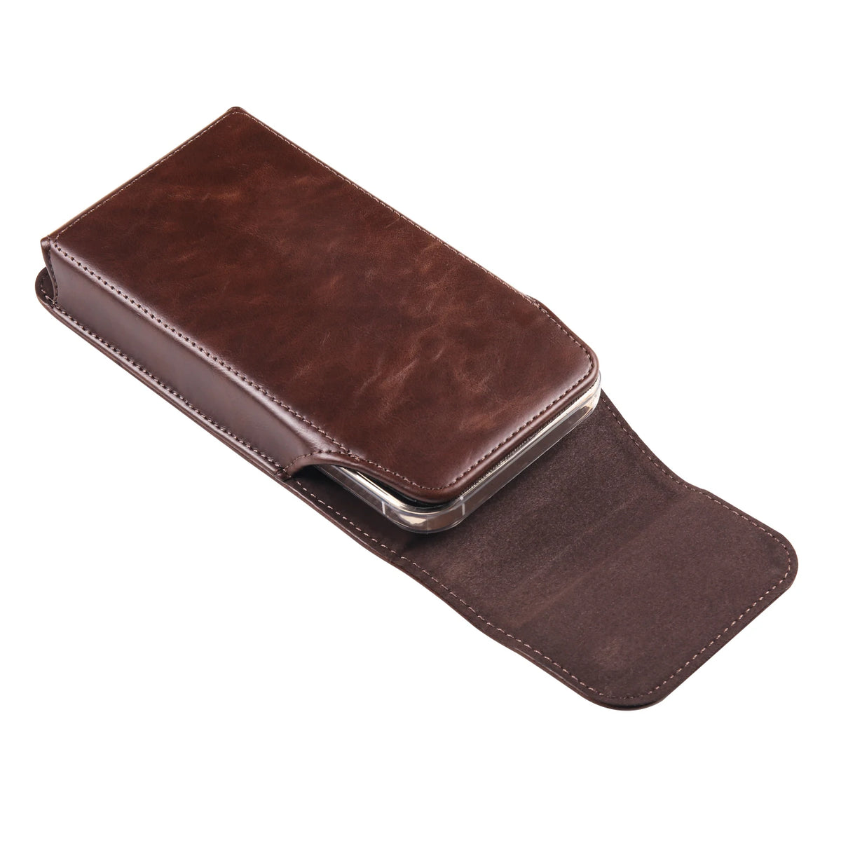 Genuine Leather Belt Clip Phone Holster for Men