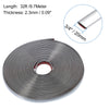 Roll of chrome car door edge guard trim strip with dimensions 3/4 inch thick and 9.7 meter length