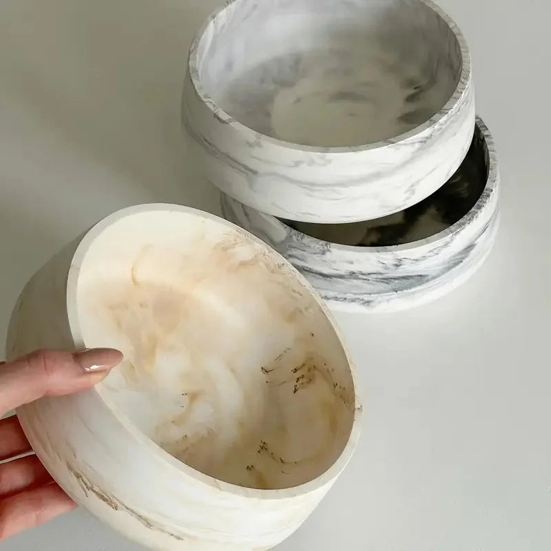 Flexible Silicone Round Bowl Mold for Resin, Plaster & Candle Making