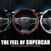 Carbon Fiber & Leather Steering Wheel Cover