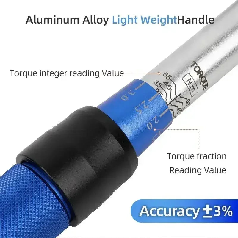 3/8" Drive Torque Wrench (5-60 N.m) with ±3% Accuracy