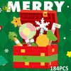Mini Christmas Tree Building Block Set with Santa, Snowman & Elk