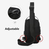 Men's Waterproof Anti-Theft Crossbody Bag with USB Charging Port