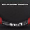 Carbon Fiber Leather Steering Wheel Cover for Infiniti Models
