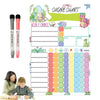 Magnetic Chore Chart for Kids with Dry-Erase Surface