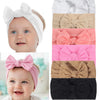 Baby Girl Cotton Headbands with Bows (Set of 3, 4, 6, or 12)