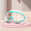 Lunettes de natation grand angle anti-buée avec bouchons d'oreilles