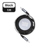 Retractable USB-C to USB-C Fast-Charging Cable — 100W, 1 m
