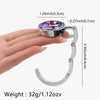 Portable Metal Purse Hook for Tables and Counters