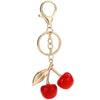 Crystal Cherry Keychain with Lobster Clasp