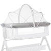 Breathable Bassinet and Travel Crib Cover with Zipper