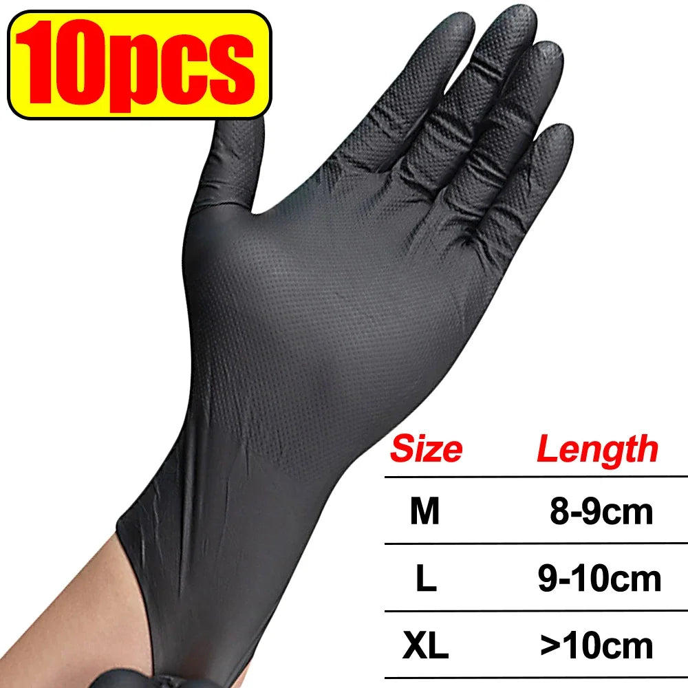 Heavy-Duty Textured Nitrile Work Gloves