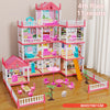 Enchanted Princess Castle DIY Dollhouse with LED Lights