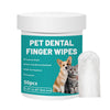 Pet Dental Finger Wipes - Gentle Oral Care for Dogs & Cats