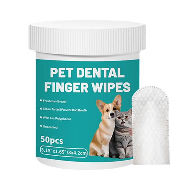 Zahnfleisch- & Zahnpflege-Fingerhandschuhe für Hunde & Katzen