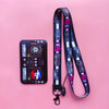 Retro Camera Card Holder with Lanyard