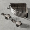 Suction Cup Bathroom Storage Shelf with Hooks – No-Drill Wall Organizer