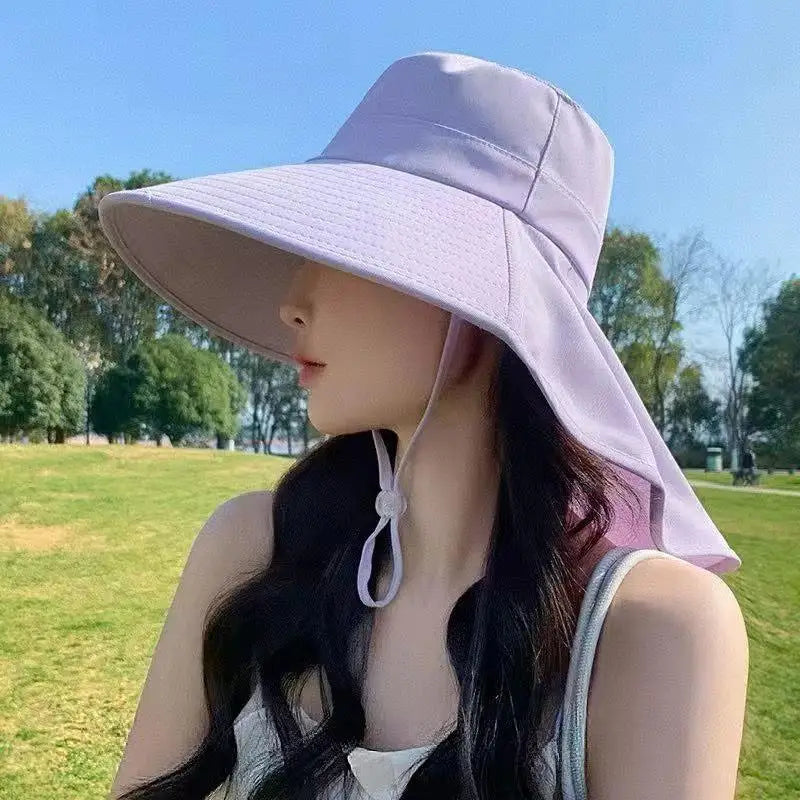 Versatile Wide Brim Straw Sun Hat