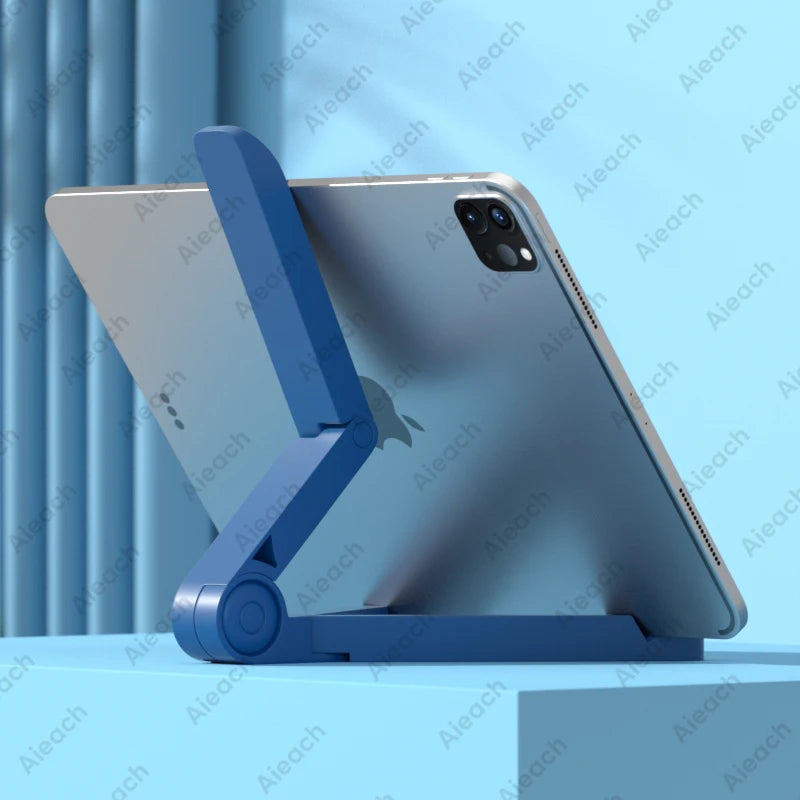 Support Pliant Ajustable pour Tablettes et Smartphones