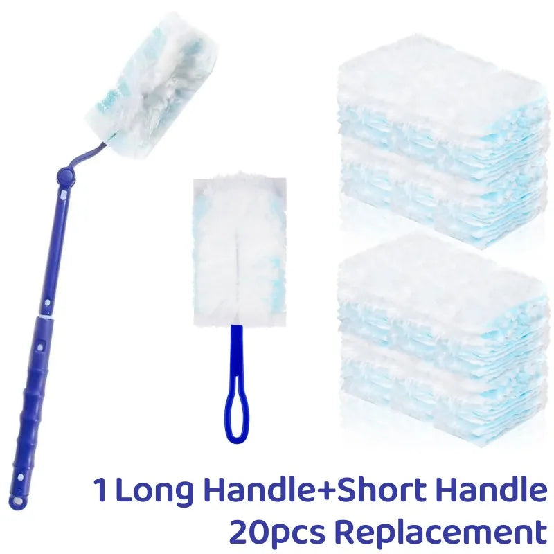 Electrostatic Duster with Replaceable Refill Heads