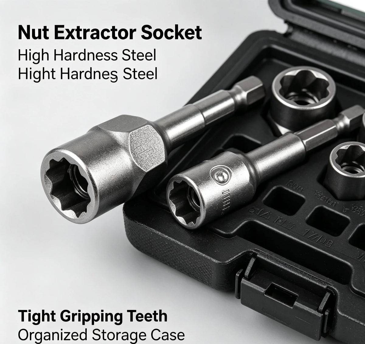 14-Piece Damaged Bolt & Nut Remover Socket Set