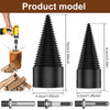 High-Carbon Steel Wood Log Splitter Drill Bit
