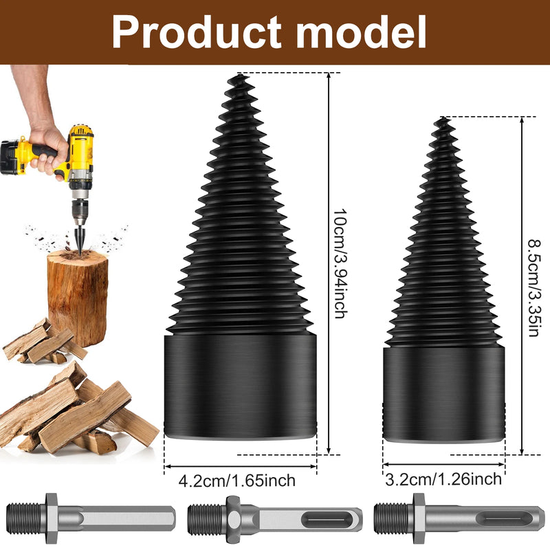 High-Carbon Steel Wood Log Splitter Drill Bit