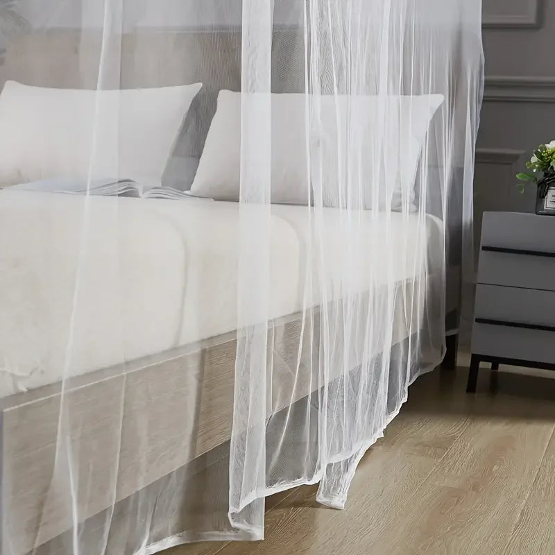 Encrypted Mosquito Net with Easy Single Opening