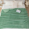 Ultra-Soft Striped Flannel Throw Blanket