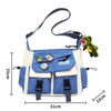 Harajuku Nylon Crossbody Bag with Adjustable Strap
