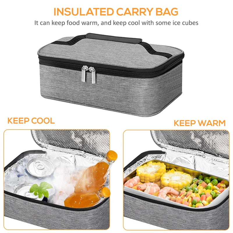 Kompakte isolierte Lunchbox-Tasche