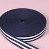 Striped Grosgrain Ribbon – Double-Sided Polyester Cotton, 1 Inch Wide