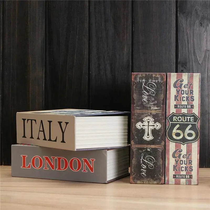 Hidden Dictionary Book Safe with Password Lock