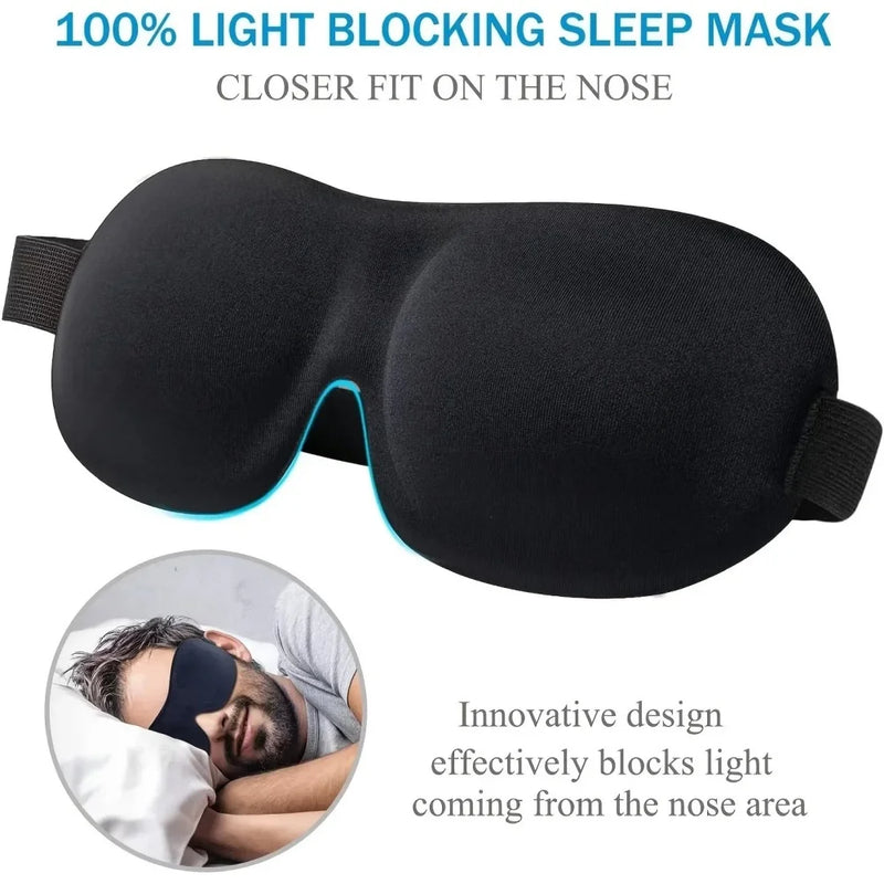 3D Contour Sleep Mask with Memory Foam