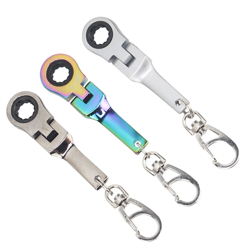 Mini Ratchet Wrench Keychain